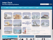 Tablet Screenshot of intertech.com.eg